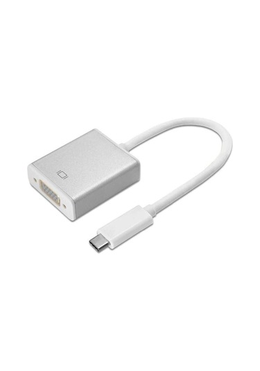 Usb 3.1 Type C To Vga Adaptör Çevirici Dönüştürücü Macbook