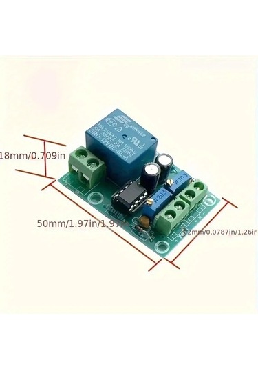 Dashanshop Xh M601 Otomatik 12v Akü Şarj Cihazı Kontrol Kartı Led Ekran Metal Kasa