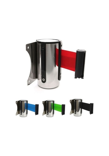 Novahub Kuyruk Bariyer Duvar Monte 2m-kırmızı Suntek Stanchion Stant Kırmızı