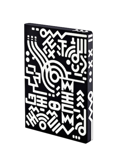Nuuna Graphic A5 Metropolis Noktalı Defter 54761 Çok Renkli