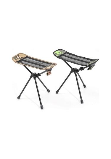 Bloomnest Balıkçı Sandalyesi Katlanır, Fileli, Alüminyum, 120 Kg Taşınabilir - A474 Altın-siyah Kamp & Piknik Koltuğu Altın - Siyah