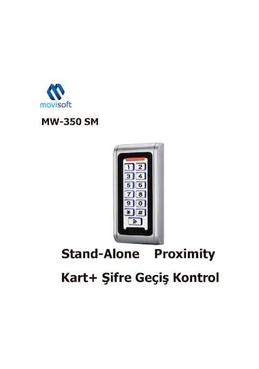 Proximity İç Ortam Metal Kasa Kartlı + Şifreli Geçiş Sistem