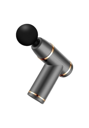 Fasya Tabancası Mını Kas Gevşeme Masajı Kadın Titreşim Masaj Tabancası Tüm Vücut Şarj Fasya Tabancası 8kc7a3 Gri