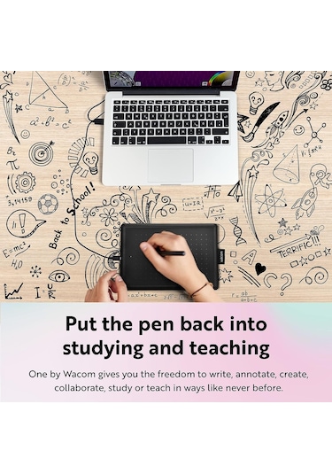 Wacom One by Wacom Small Grafik Çizim Tableti 8.3 X 5.7"