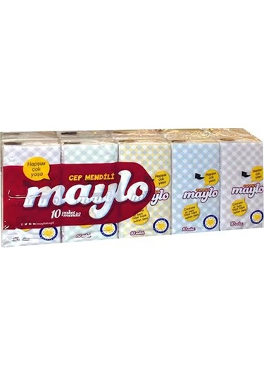 Maylo Cep Kağıt Mendil 6 x 10'lu
