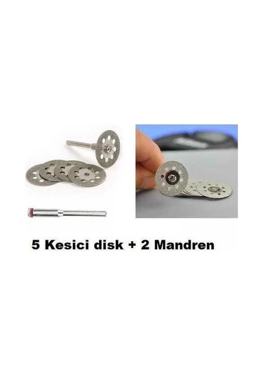 Mermer Zımpara Aşındırma Cam Taş Granit Kesme 22 Mm 5 Adet Elmas