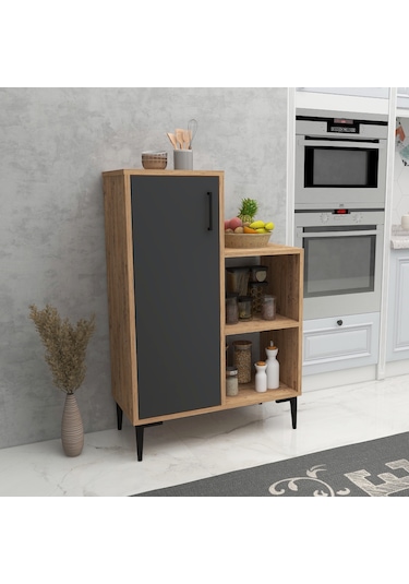 Arnett Mutfak Banyo Reysary Çok Amaçlı Dolap Atlantikçam Antrasit