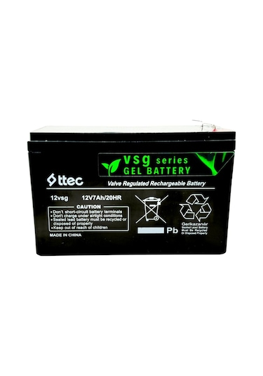 Ttec Jp12v 7a Jel Akü