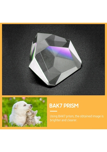 Samdoo 12x Bak7 Prisma Mini Binokül, Otomatik Odak, Yüksek Kaliteli Görüntü, Zayıf Işık Gece Görüşü, Su Geçirmez, Siyah, Dış Mekan İçin