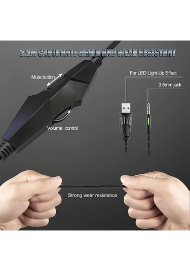 Onikuma K19 Kulak Üstü Kablolu Oyuncu Kulaklığı