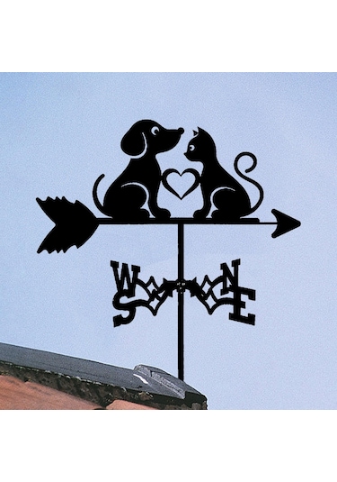 Homyl Rüzgar Gülü Yönü Göstergesi Metal Süs, Bahçe Dekoru