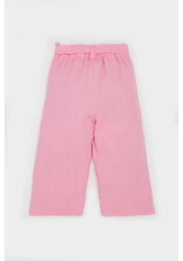 DeFacto Kız Bebek Wide Leg Düz Paça Pantolon E2941A525SPPN164 Pembe