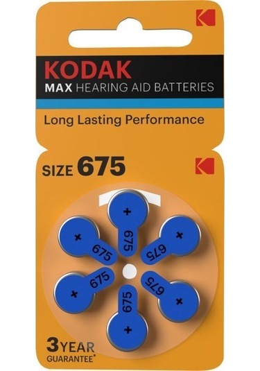 Kodak Işitme Cihazı Pili 67 (Kulaklık Pili) Almanya Üretimi