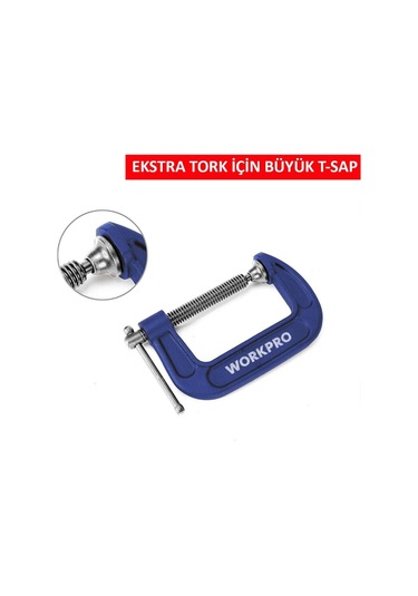 Workpro Wp232018 75mm G Tipi İşkence Fr Wp232018