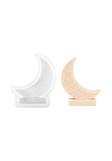 Ay Mum Silikon Kalıpları El Yapımı Mum Kalıpları Ay Şeklinde Reçi Diğer