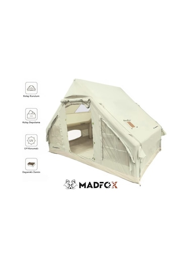 Madfox Bigless Glamping Şişme Çadır Bej