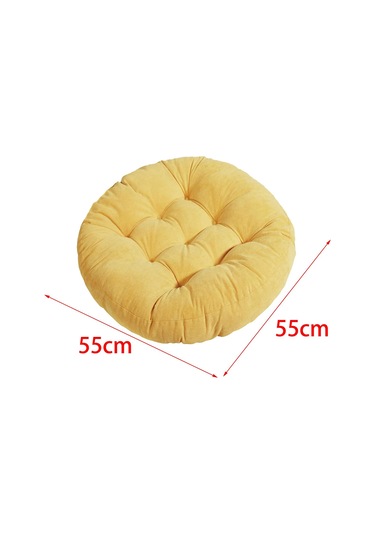 Suntek Büyük Koltuk Minderi 55cmx55cm Ofis Koltuğu Sarı Için