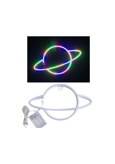 Homyl Usb/pil Led Neon Işık Burcu Duvar Lambası Çok-renkli Çok Renkli