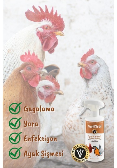 Veturel Kanatlı Hayvan Bakım Spreyi 500 ML