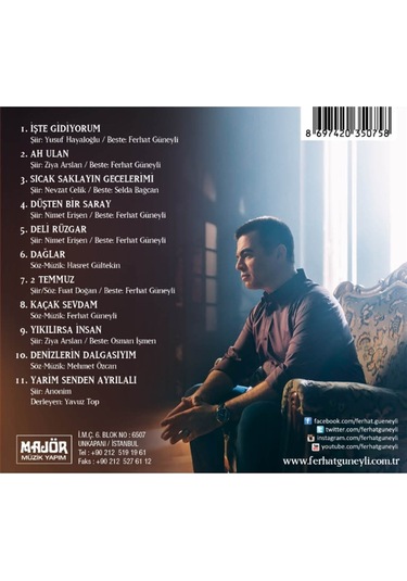 Ferhat Güneyli Feat.Selda Bağcan - İşte Gidiyorum  (CD)