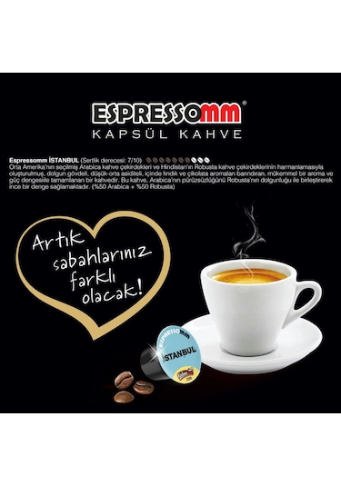 Espressomm® Classic Karışık Istanbl&Ankara Kapsül Kahve 100 Adet