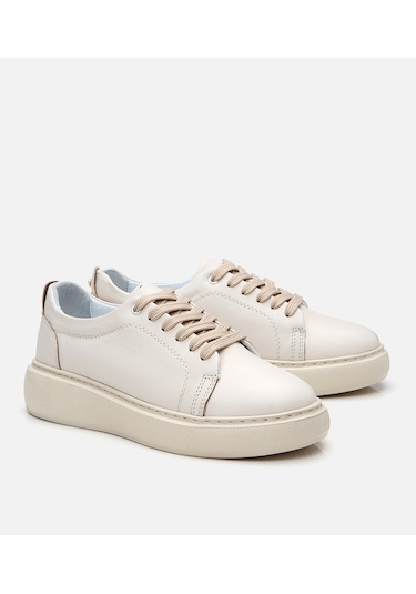 Hotiç Kadın Deri Bej Spor Ayakkabı 01ayh306560a310 Bej-beıge Bej