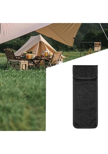 Suntek Kamp Çivi Çantası Yeniden 12cmx32cm-siyah Siyah
