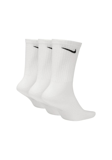 Nike Everyday Cushioned Erkek Beyaz 3Lü Çorap Sx7676-100 Beyaz