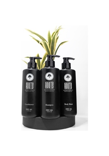 Roots Aromatherapy Şampuan 380 ML + Saç Kremi 380 ML + Body Wash 380 ML