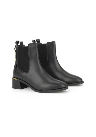 Ziya, Kadın Hakiki Deri Bot 1531050z26103552k Siyah 1531050z26103552k 000 Siyah