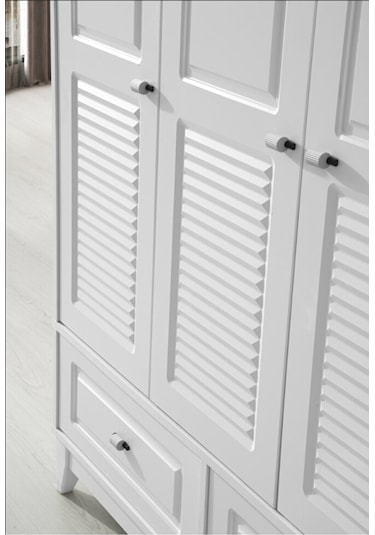 Boss 3 Kapılı Dolap, Bebek Ve Genç Odası Dolap Beyaz