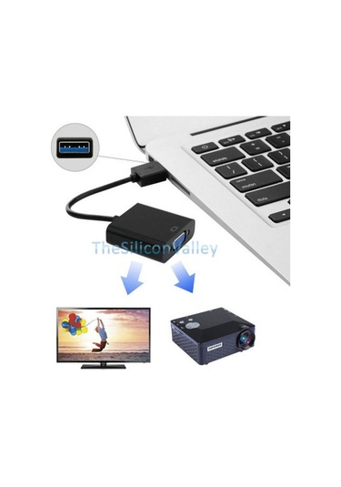 Usb 3.0 To Vga Görüntü Aktarıcı Çevirici Adaptör Usb To Vga