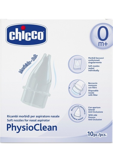 Chicco 4982 Physioclean Burun Aspiratörü Yedek Ucu 10'lu