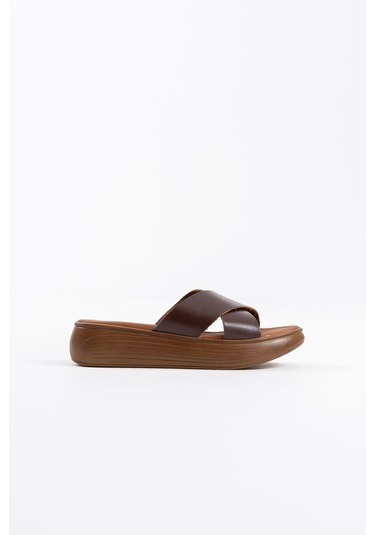 Kocadal Kocadal Borlina Acı Kahve Hakiki Deri Terlik Muhtelif