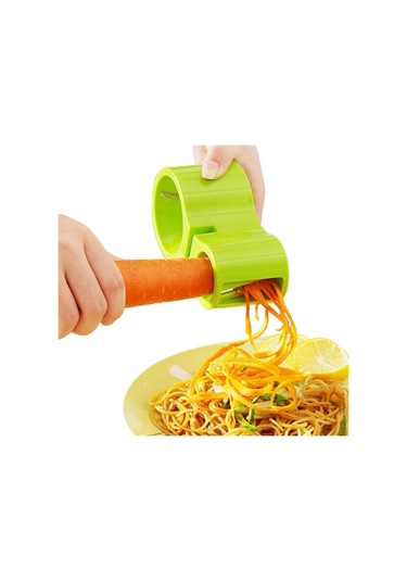 Cbtx Çok Fonksiyonlu Spiral Çift Başlı Rende Kalemtıraşlı Mutfak Aletleri Pembe