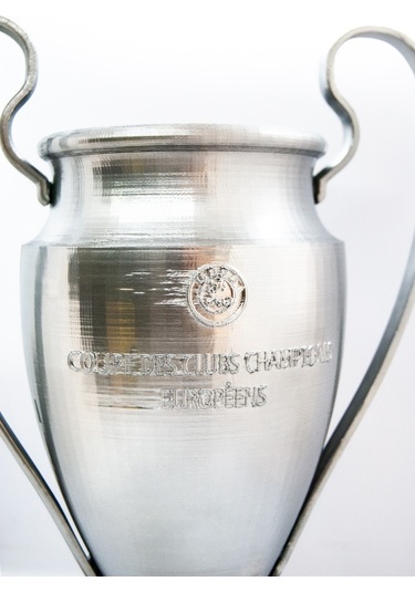 Uefa Şampiyonlar Ligi Kupası Kaliteli Metalik Kaplama 20 Cm Hediyelik Dekoratif Kupa
