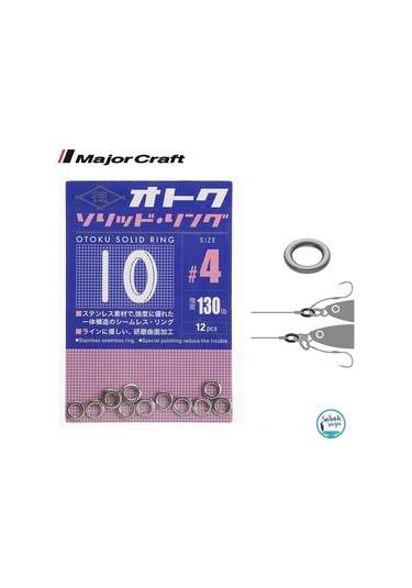 Major Craft Otoku Solid Ring (Kapalı Halka)  4 (12Ad)