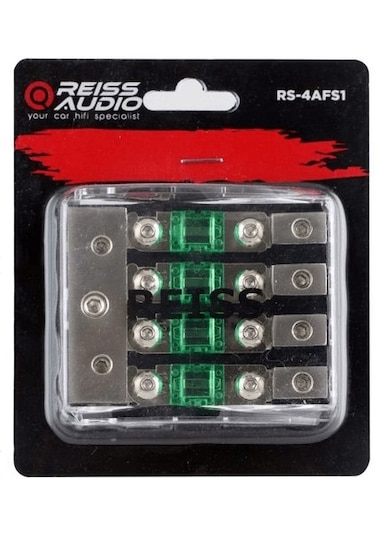 Reiss Audio Rs-4afs1 4lü Sigorta Dağıtıcı