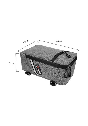 Moveevo 5l Kanvas Bisiklet Arka Raf Çantası - Kamuflaj Rengi, 28x16x11cm, 290g Yüksek Kapasiteli Taşıma Çantası Çok Renkli
