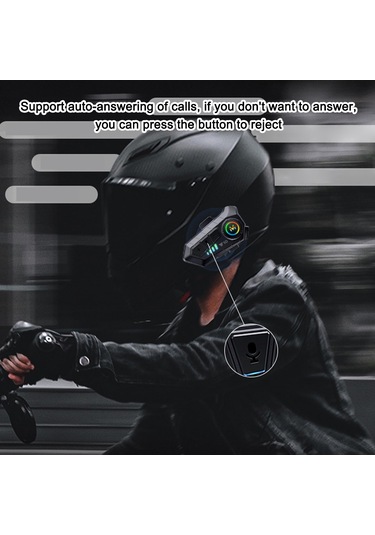 Padalink Bt5.3 Motosiklet Kask Kulaklığı - Gürültü Önleme, Su Geçirmez, 30 Saat Çalışma, Çift Telefon Bağlantılı, Otomatik Cevaplama
