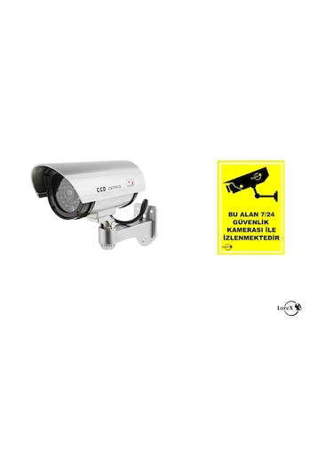 Lorex Caydırıcı Ir Led Güvenlik Kamerası ve Pvc Uyarı Levhası