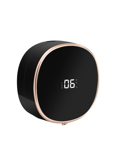 Siyah Duvar Tipi Akıllı Otomatik Algılama Köpük Sabun Makinesi - Ev Kullanıma Uygun, Kolay Kurulum, Dayanıklı Malzeme Siyah Siyah