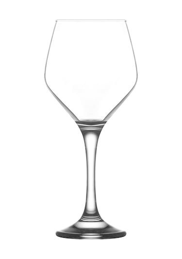LAV Ella Cam Goblet 6'lı 440 ml Ayaklı (Şarap Kadehi , Kokteyl Bardağı)
