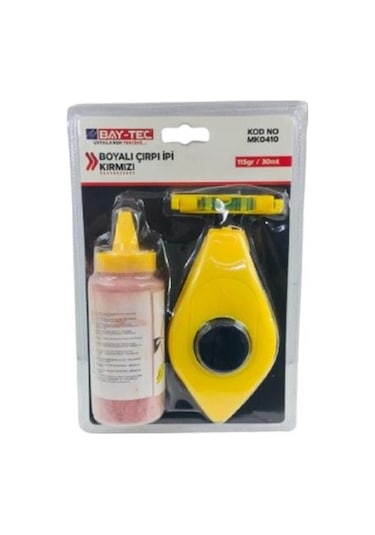 Bay-Tec Mk0410 Boyalı Çırpı İpi Seti Kırmızı 30 M 115 G
