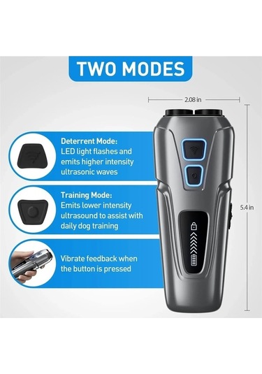 Jialan Köpek Kovucu Ultrasonik Pet Anti Barking Dur Kontrol Bark A