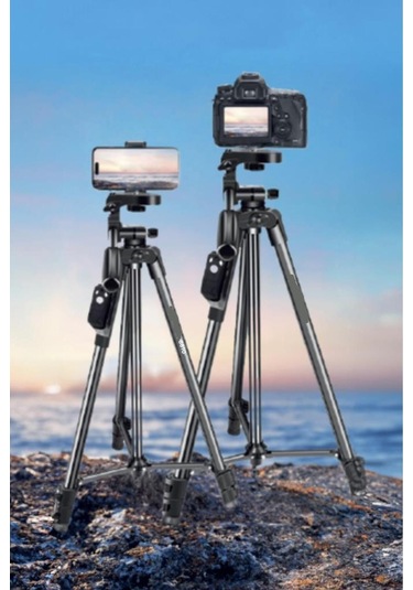 8810 Profesyonel 360 Derece Çok Amaçlı 1.2m Tripod Kamera Tripod Standart