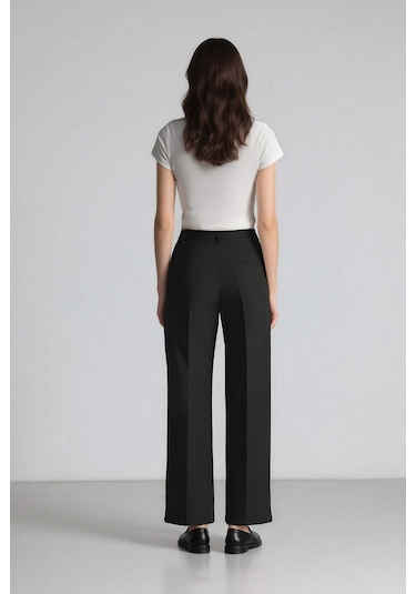 DeFacto Wide Leg Pensli Klasik Palazzo Pantolon Geniş Bol Paça Basic Düz Uzun Boy Yüksek Bel Cepli C2020AX25SPBK81 DeFacto Wide Leg Pensli Klasik Palazzo Pantolon Geniş Bol Paça Basic Düz Uzun Boy Yüksek Bel Cepli C2020AX25SPBK81