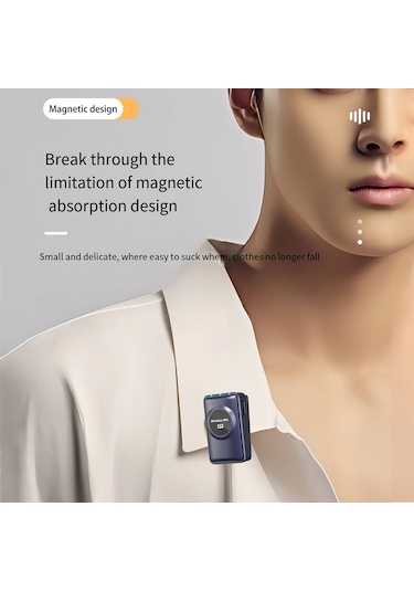 Lemestar 2.4g Kablosuz Mikrofon Seti - 50m Menzilli, Gürültü Önleyici, Şarj Kutusu Dahil, Android Ve Tabletler İçin