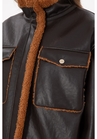 U.s. Polo Assn. Kadın Kahverengi Deri Mont-kaban 50297229-400 400kahverengı