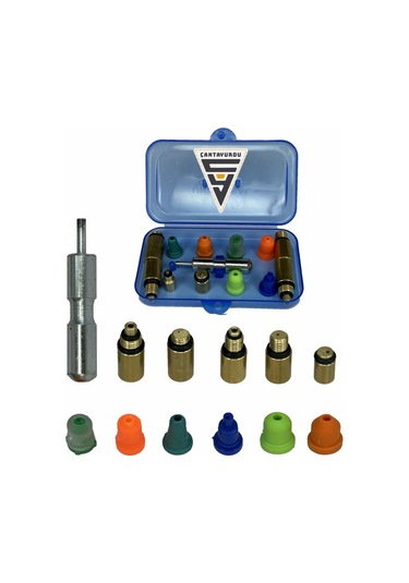 Dupont İbelo Carrier Dunhil Ronson Univeral Gaz Aparatı 12'li Set Sarı